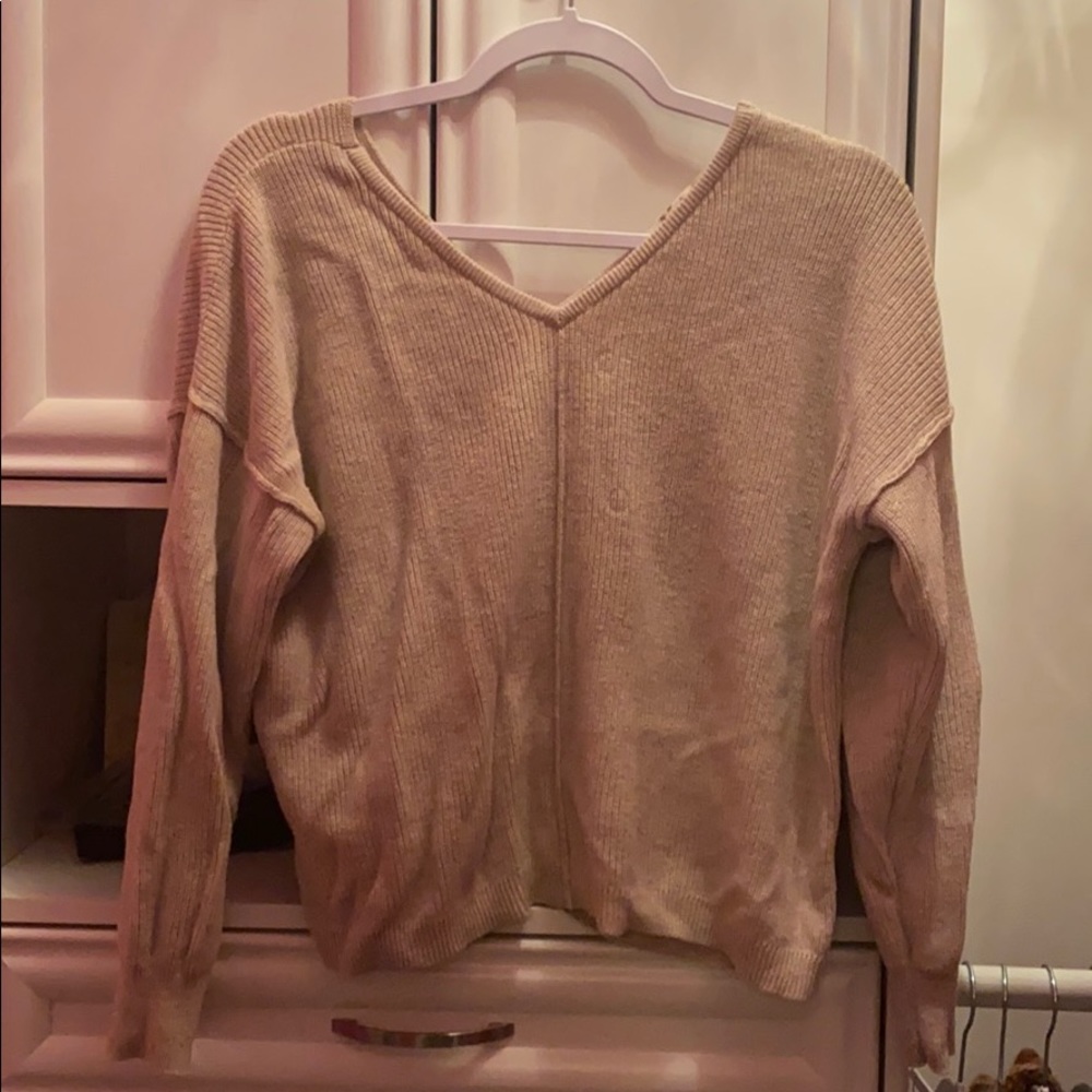 Tan colored sweater